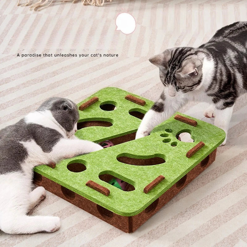 Sisal Cat Scratching Post – Compact Indoor Activity Toy for Curious Kittens