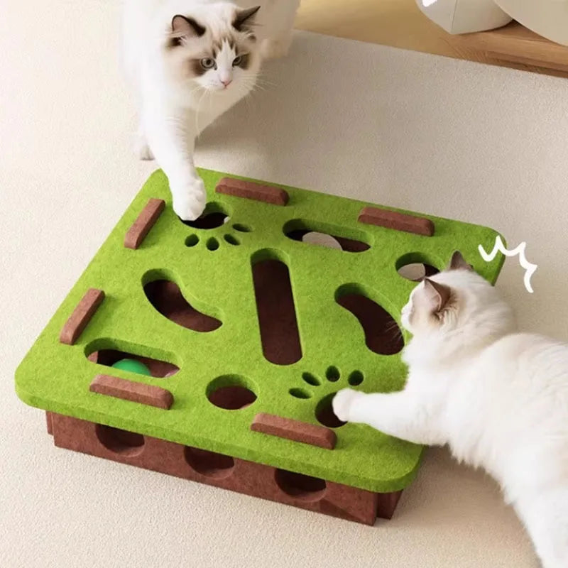 Sisal Cat Scratching Post – Compact Indoor Activity Toy for Curious Kittens
