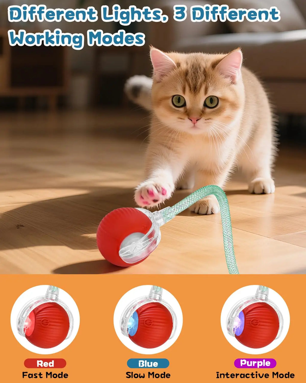 🐾 Smart Interactive Pet Toy Ball