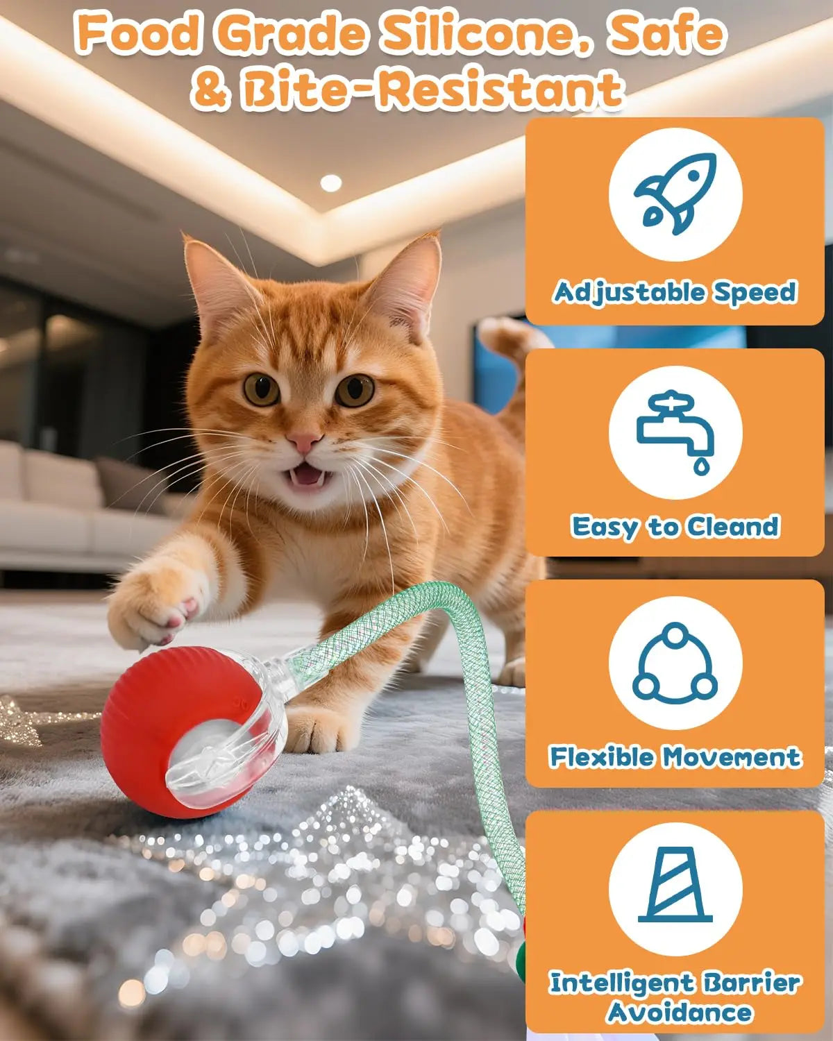 🐾 Smart Interactive Pet Toy Ball